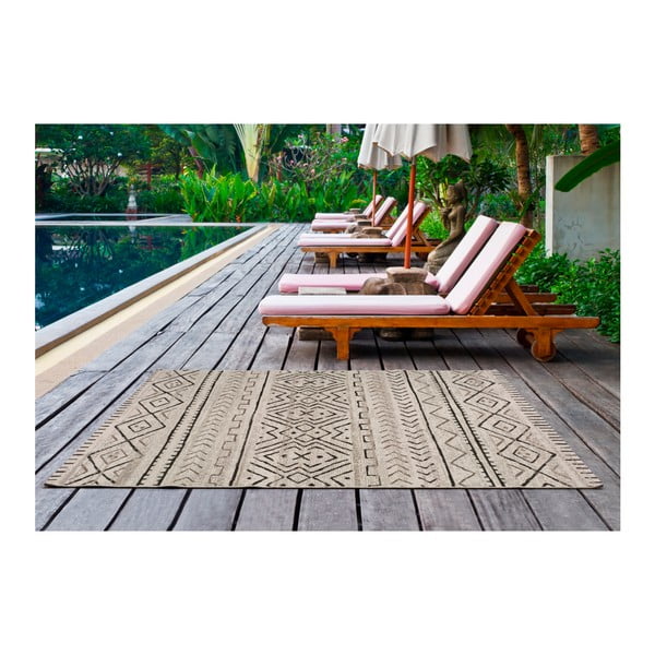 Covor pentru exterior Universal Libra Grey Garro, 140 x 200 cm, bej-gri-image-2
