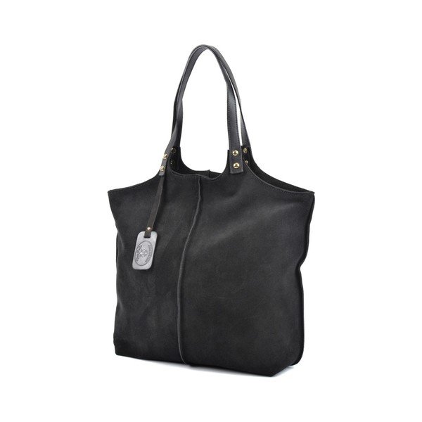 Geantă din piele Roberta M Magna, negru-image-4