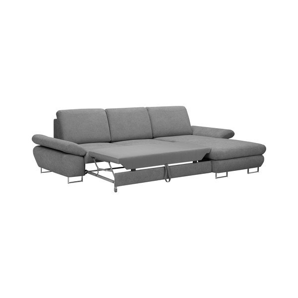 Canapea extensibilă Windsor & Co Sofas Pi, gri deschis, partea dreaptă-image-2