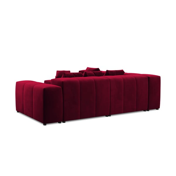 Colțar roșu cu tapițerie din catifea (variabil) Rome Velvet - Cosmopolitan Design-image-4