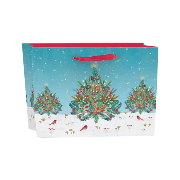 Pungă de cadouri 35x14,5 cm  cu model de Crăciun Beneath the Tree – Roger la Borde