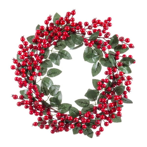 Coroniță de Crăciun ø 45 cm Holly Leaves – Casa Selección