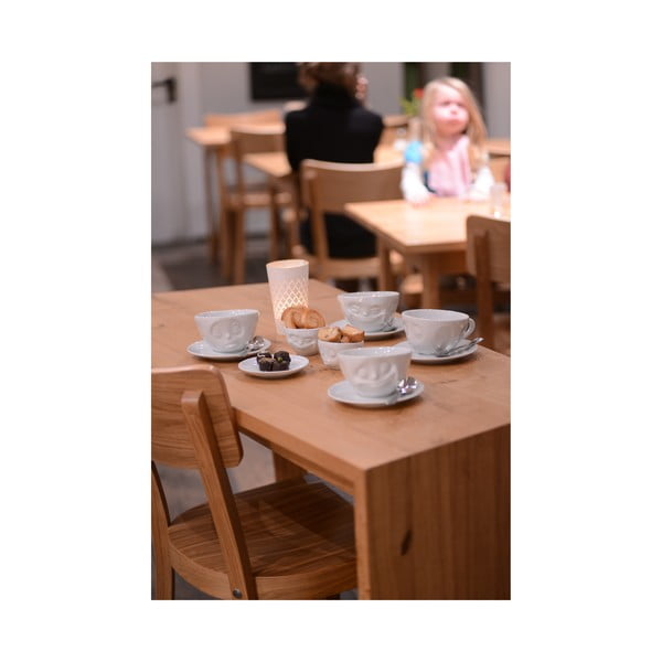 Ceașcă din porțelan pentru cafea 58products Smile, 200 ml, alb-image-2