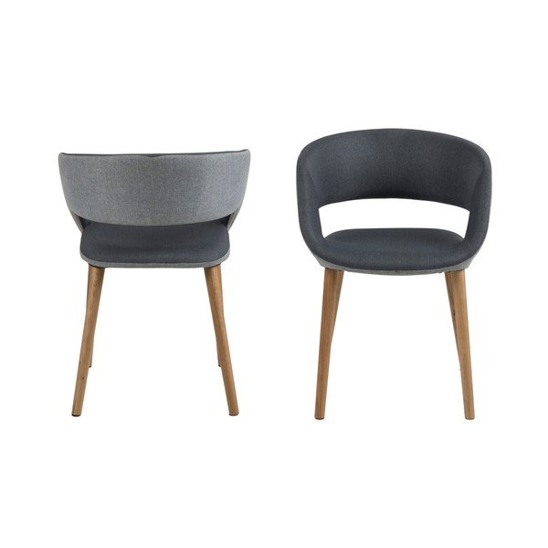 Scaun dining Actona Greta, gri antracit-image-4