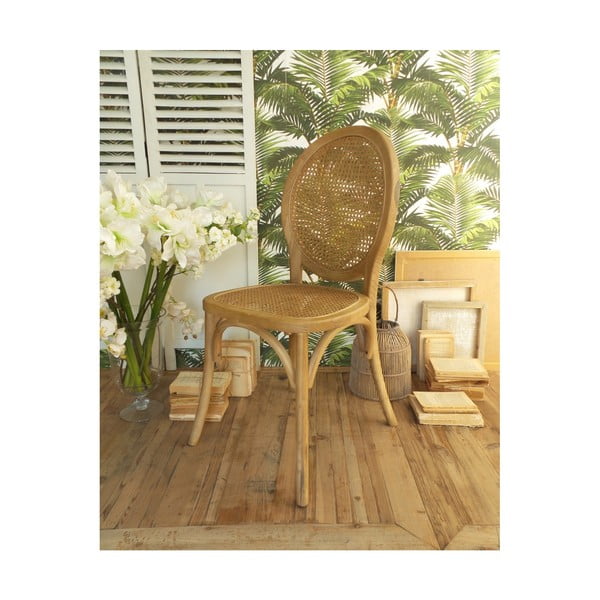 Set 2 scaune din lemn de ulm Orchidea Milano Classic