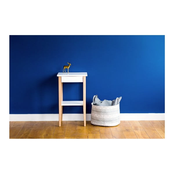 Măsuță auxiliară Ragaba Entlik, alb-image-1