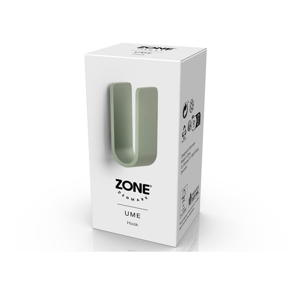 Cârlig verde prăfuit de montat pe perete din metal Ume – Zone-image-2