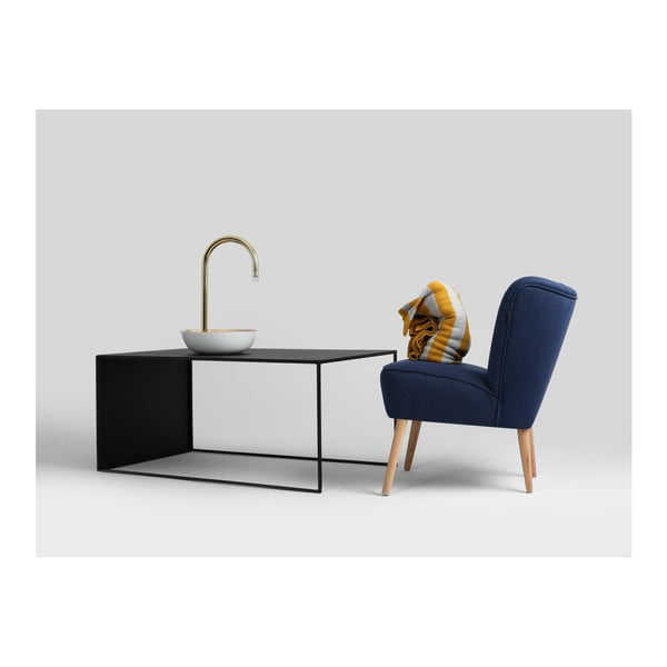 Măsuță de cafea CustomForm 2Wall, 100 x 60 cm, negru-image-2
