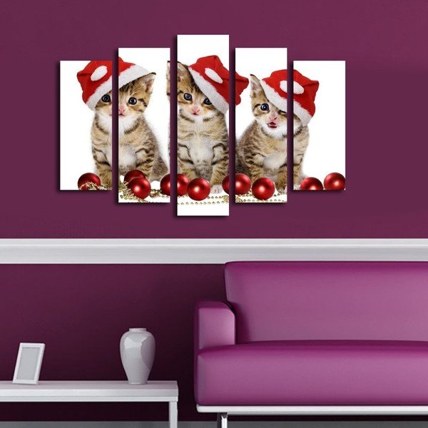 Tablou din 5 părți Kittens-image-2