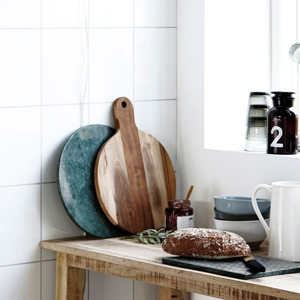 Set 2 tocătoare din lemn de salcâm House Doctor Nature-image-1