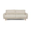 Canapea bej extensibilă cu tapițerie din stofă bouclé 215 cm Patti – Bonami Selection