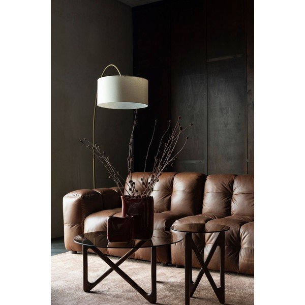 Canapea modulară maro cu tapițerie din piele 264 cm Hackman – Dutchbone-image-1