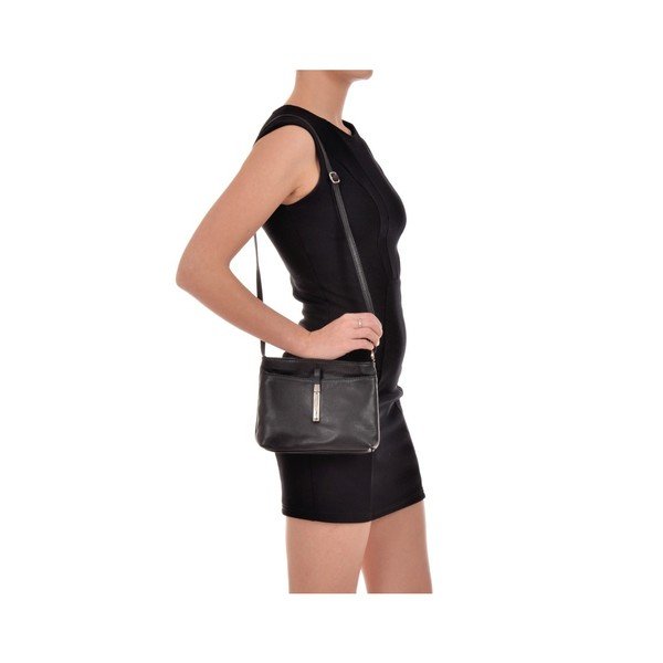 Geantă din piele Roberta M Tarro Nero, negru-image-4