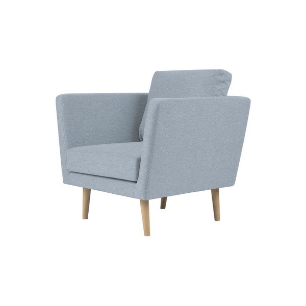 Fotoliu Mazzini Sofas Cactus, albastru deschis-image-2
