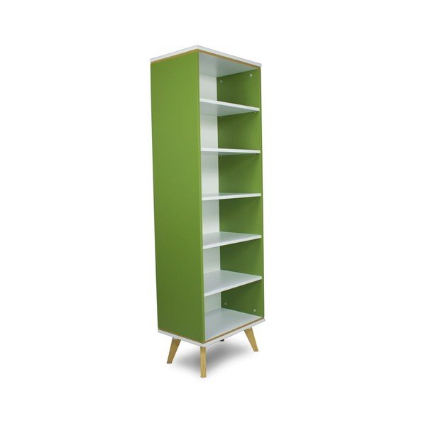 Bibliotecă SKANDICA Jorgen, verde-image-1