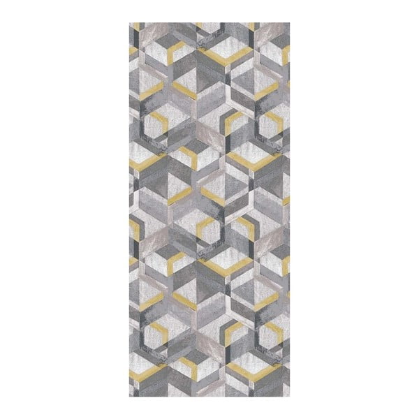 Traversă Floorita Retro Grey Ochre, 60 x 240 cm, galben - gri