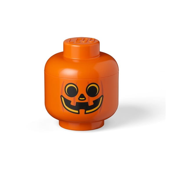 Cutie depozitare LEGO® Pumpkin Head S, portocaliu
