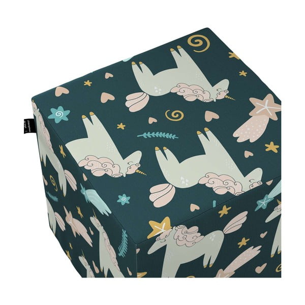 Puf de copii albastru Magic - Yellow Tipi-image-1