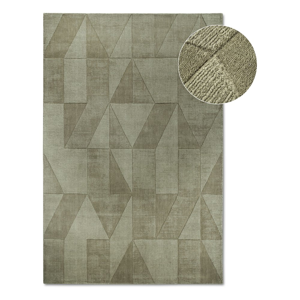 Covor verde țesut manual din lână 160x230 cm Ursule – Villeroy&amp;Boch