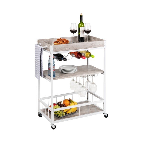 Măsuță de servire cu roți 40x80 cm Rustico – Wenko-image-2