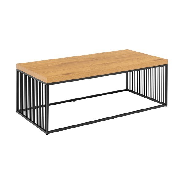 Măsuță de cafea în culoare naturală cu blat cu aspect de lemn de stejar 60x120 cm Strington – Actona-image-2