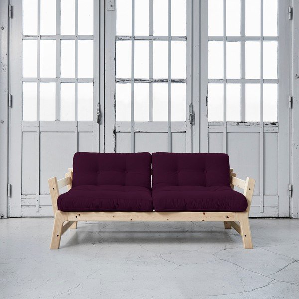 Canapea extensibilă Karup Step Natural/Purple Plum-image-1