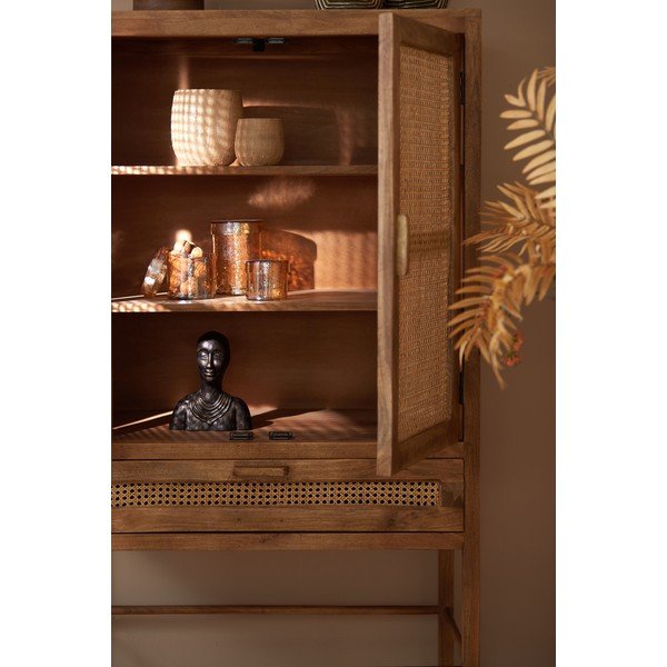 Comodă maro din lemn  de mango 90x160 cm Nipas – Light & Living-image-4