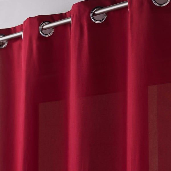 Draperie burgundy din microfibră 140x260 cm Absolu – douceur d'intérieur-image-1