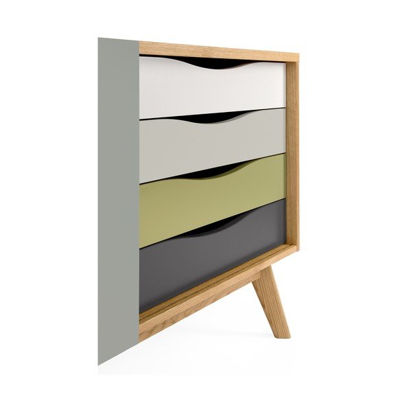 Comodă Woodman Avon, multicolor-image-4