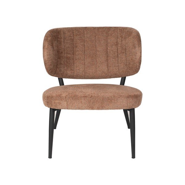 Fotoliu portocaliu/maro Sanne – White Label-image-2