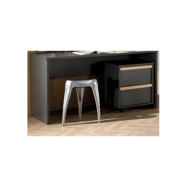 Dulap pentru copii gri închis 48x60 cm London – Vipack-image-2