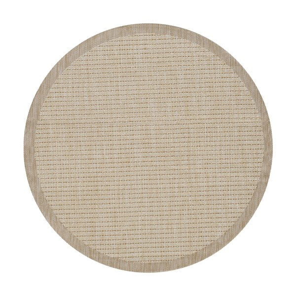 Covor de exterior bej rotund ø 120 cm Giza – Ayyildiz Carpets