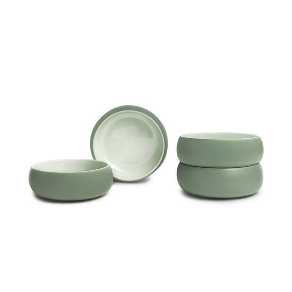 Boluri mici verzi 4 buc. pentru supă/pentru ramen din gresie 1 l Aura Vira – Bonami Selection