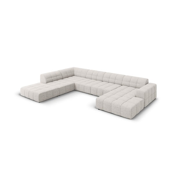 Colțar gri deschis (colț pe stânga/în formă de "U") Chicago – Cosmopolitan Design-image-3