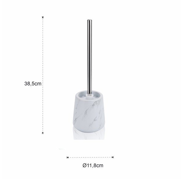 Perie WC albă din ceramică Marble - Tomasucci-image-3