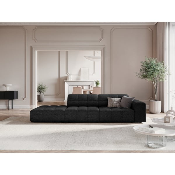 Șezlong gri antracit (cu colț pe partea dreaptă) Chicago – Cosmopolitan Design-image-1