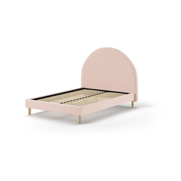 Pat roz tapițat cu somieră 140x200 cm MOON – Vipack-image-2