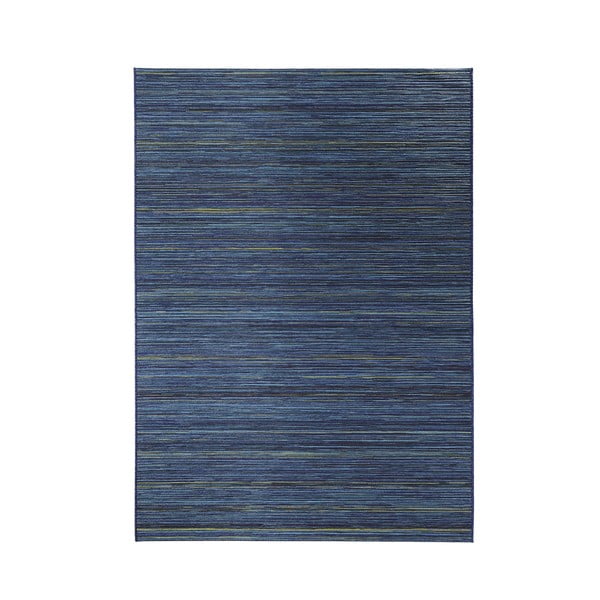 Covor potrivit și pentru exterior Lotus, 200 x 290 cm, albastru închis