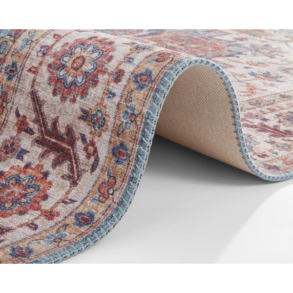 Covor Nouristan Anthea, 200 x 290 cm, roșu - albastru-image-4