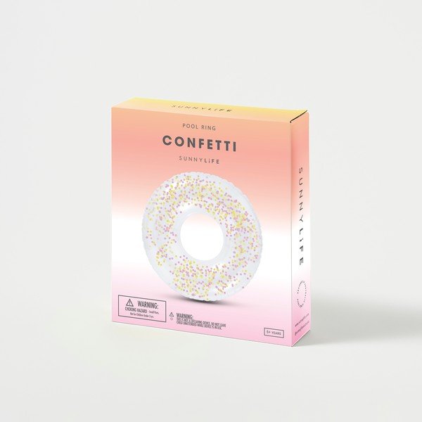 Colac gonflabil Sunnylife Confetti, ø 110 cm-image-4