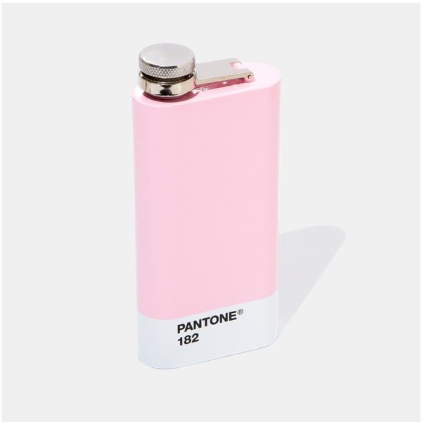 Sticlă de buzunar din oțel inoxidabil 150 ml Light Pink 182 – Pantone