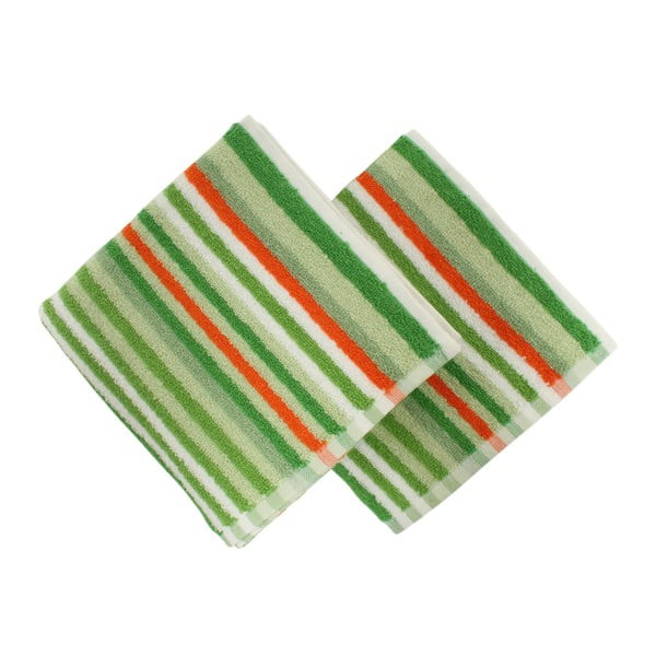 Set 2 prosoape Cizgi Green, 40 x 80 cm, verde 