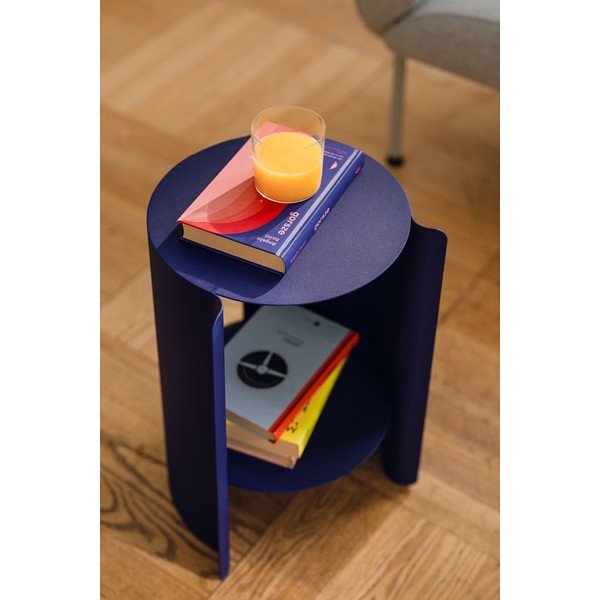 Măsuță auxiliară rotundă din oțel ø 32 cm Wa – noo.ma-image-4