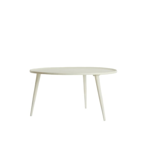 Măsuță de cafea crem rotundă din metal ø 67,5 cm Babina – Light & Living-image-1