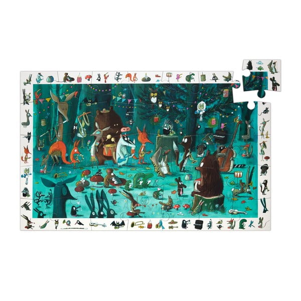 Puzzle pentru copii Djeco Observation Orchestră Pădure-image-2