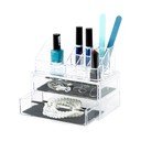 Organizator de baie pentru cosmetice din plastic – Compactor