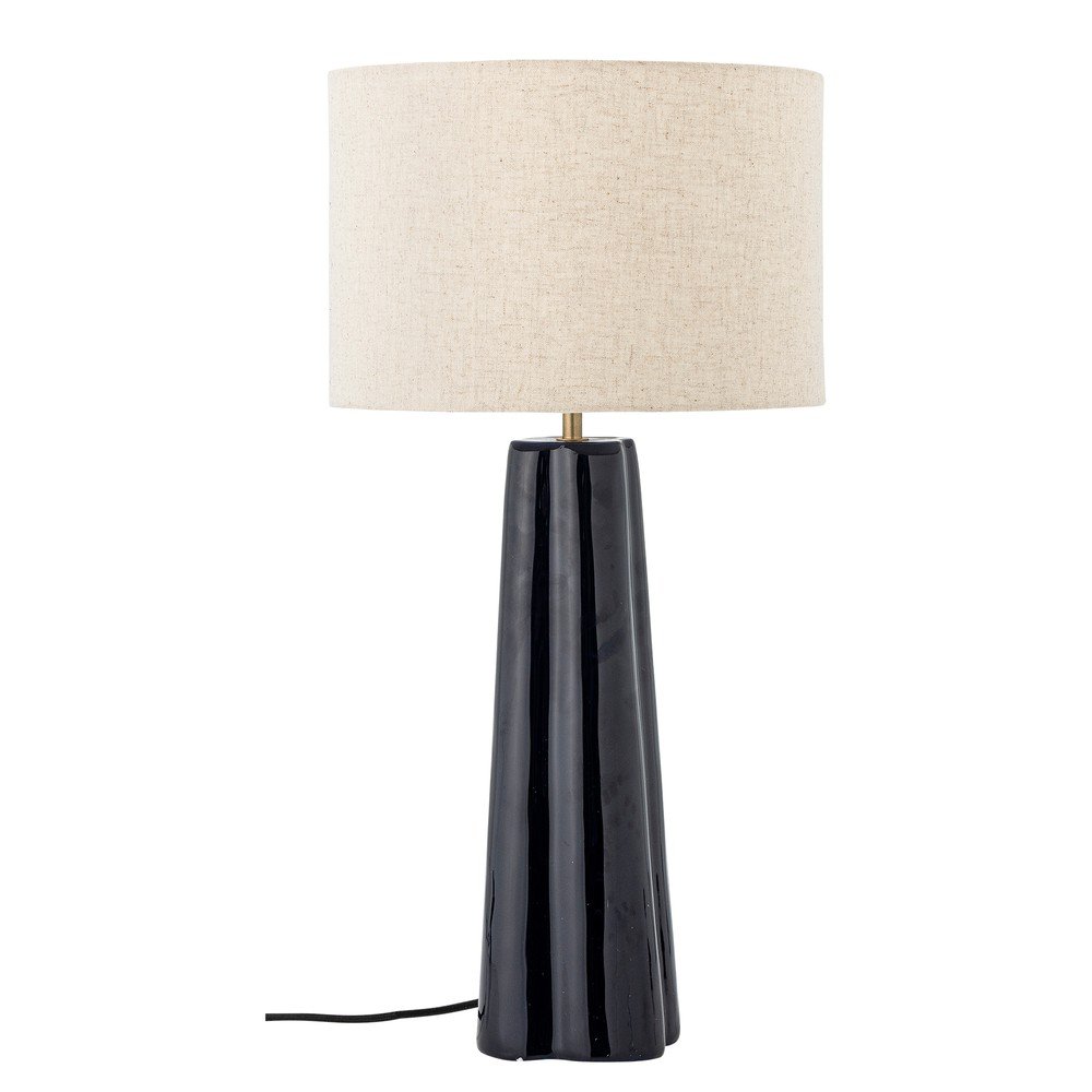 Veioză albastră/crem din metal cu abajur textil (înălțime 61 cm) Cornelie – Bloomingville