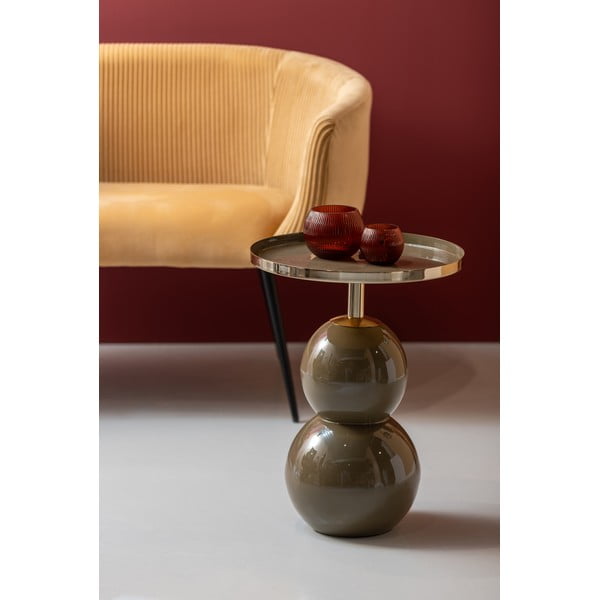 Măsuță auxiliară rotundă din metal ø 40,5 cm  Nora  – Leitmotiv-image-1