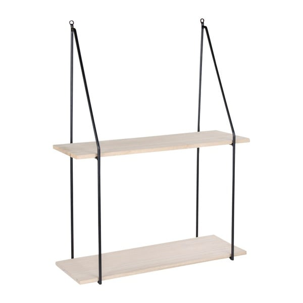 Raft din lemn masiv negru pavlovnia Haag - House Nordic-image-1