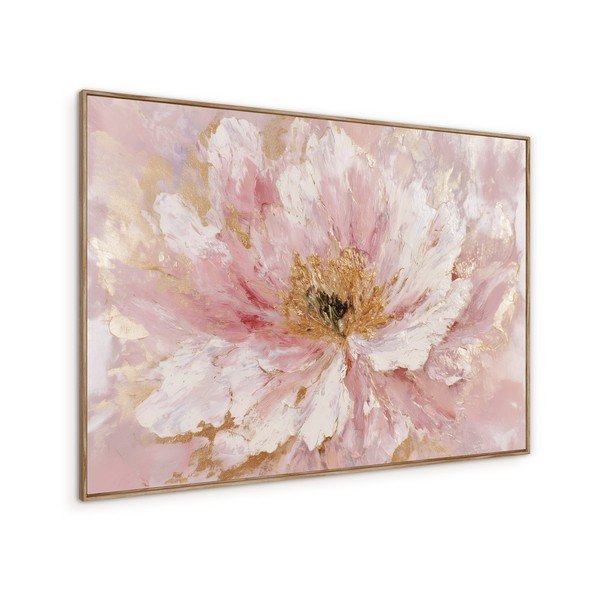 Tablou cu ramă/pe pânză imprimat 100x70 cm Floral Whispers – Styler-image-4